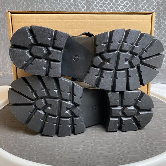 Mary Jane Chunky Platform Shoes Womens 7.5 Gothcore Y2K Grunge Coquette - Picture 9 of 11